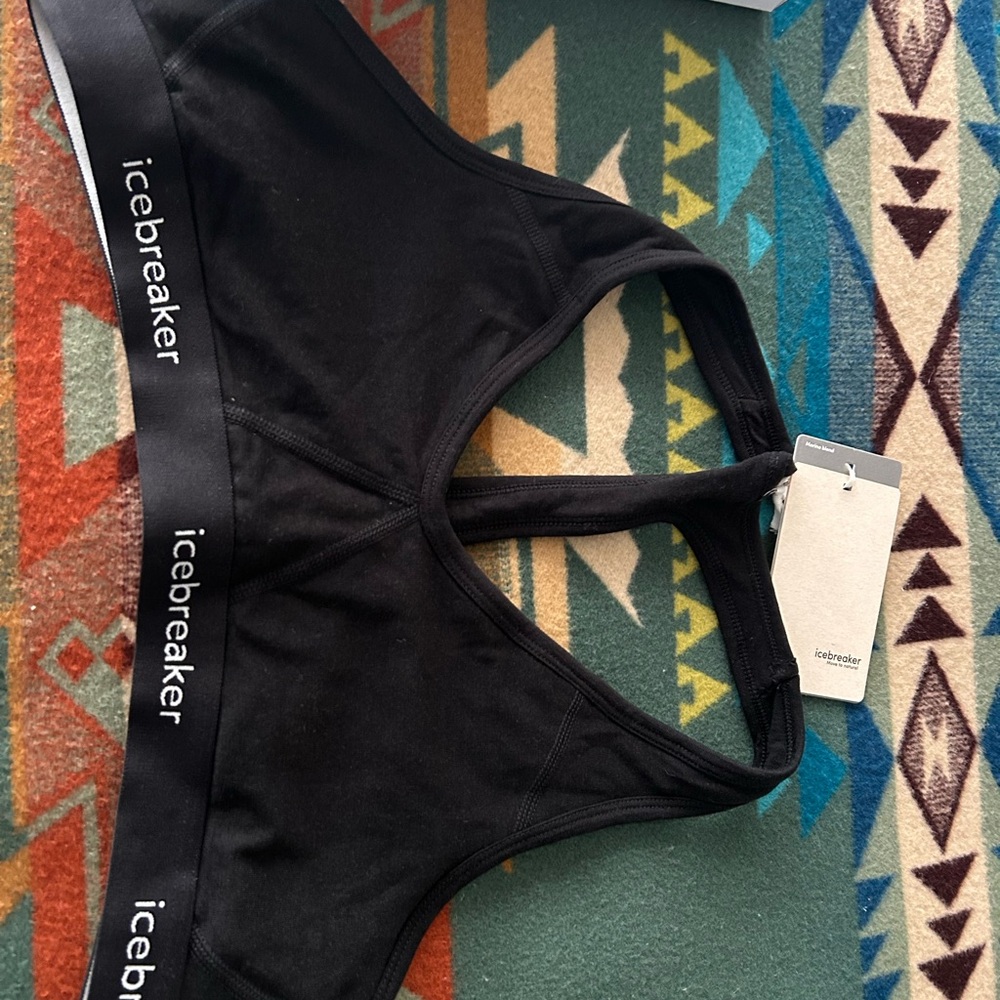 Icebreaker Black  Bra Size XL